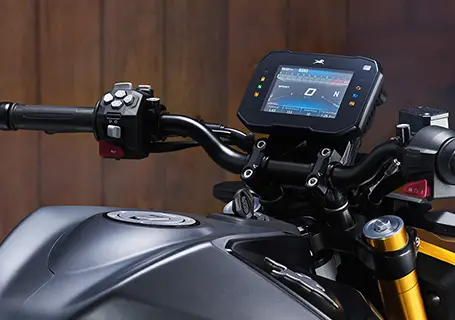 Sporty Steel Tapered Handlerbars of TVS RTR 310 Motorcycle